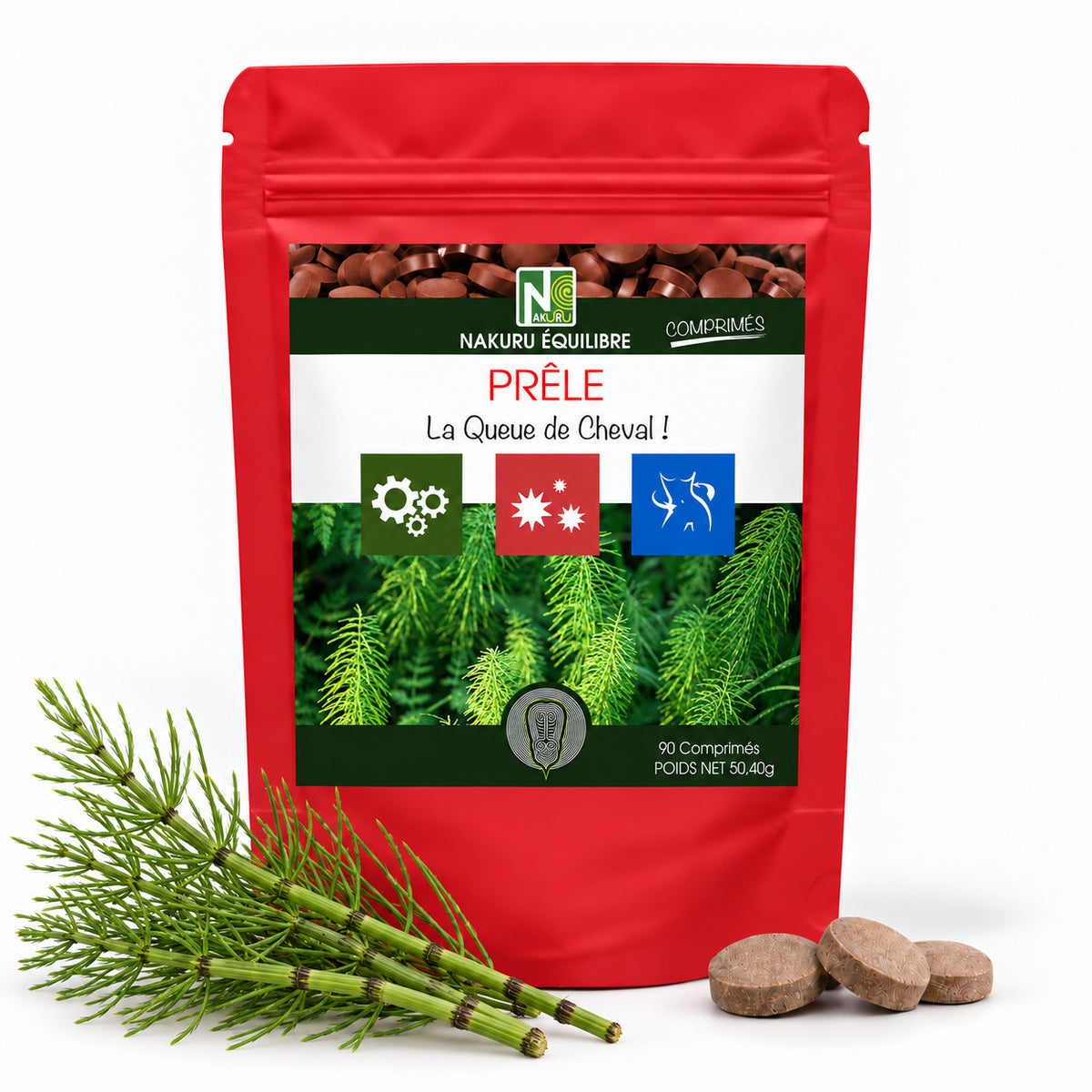 NAKURU Prêle — 90 comprimés — Packshot