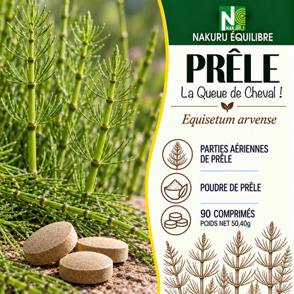 NAKURU Prêle — 90 comprimés — Présentation
