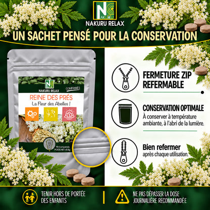 NAKURU Reine des Prés — 90 comprimés — Conservation