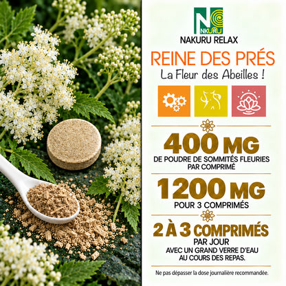 NAKURU Reine des Prés — 90 comprimés — Dosage