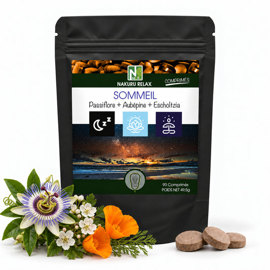 NAKURU Sommeil — 90 comprimés — Packshot