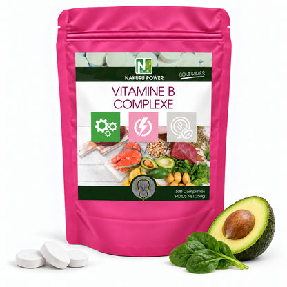 NAKURU Vitamines B Complexe — 500 comprimés — Packshot